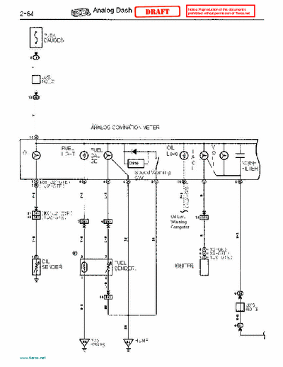   1 JZ ANALOG GAGE  schematic